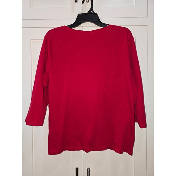 Karen Scott Henley Shirt - Size XL - Picture 6 of 12